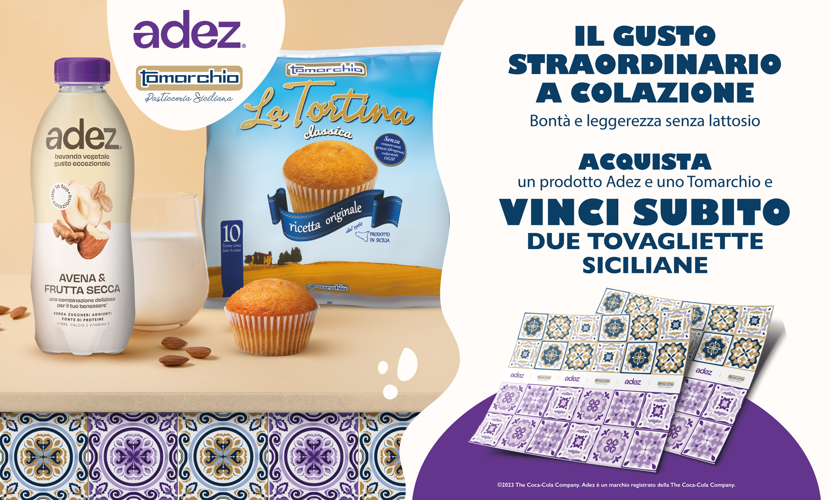 Gusto straordinario a colazione con Adez e Tomarchio