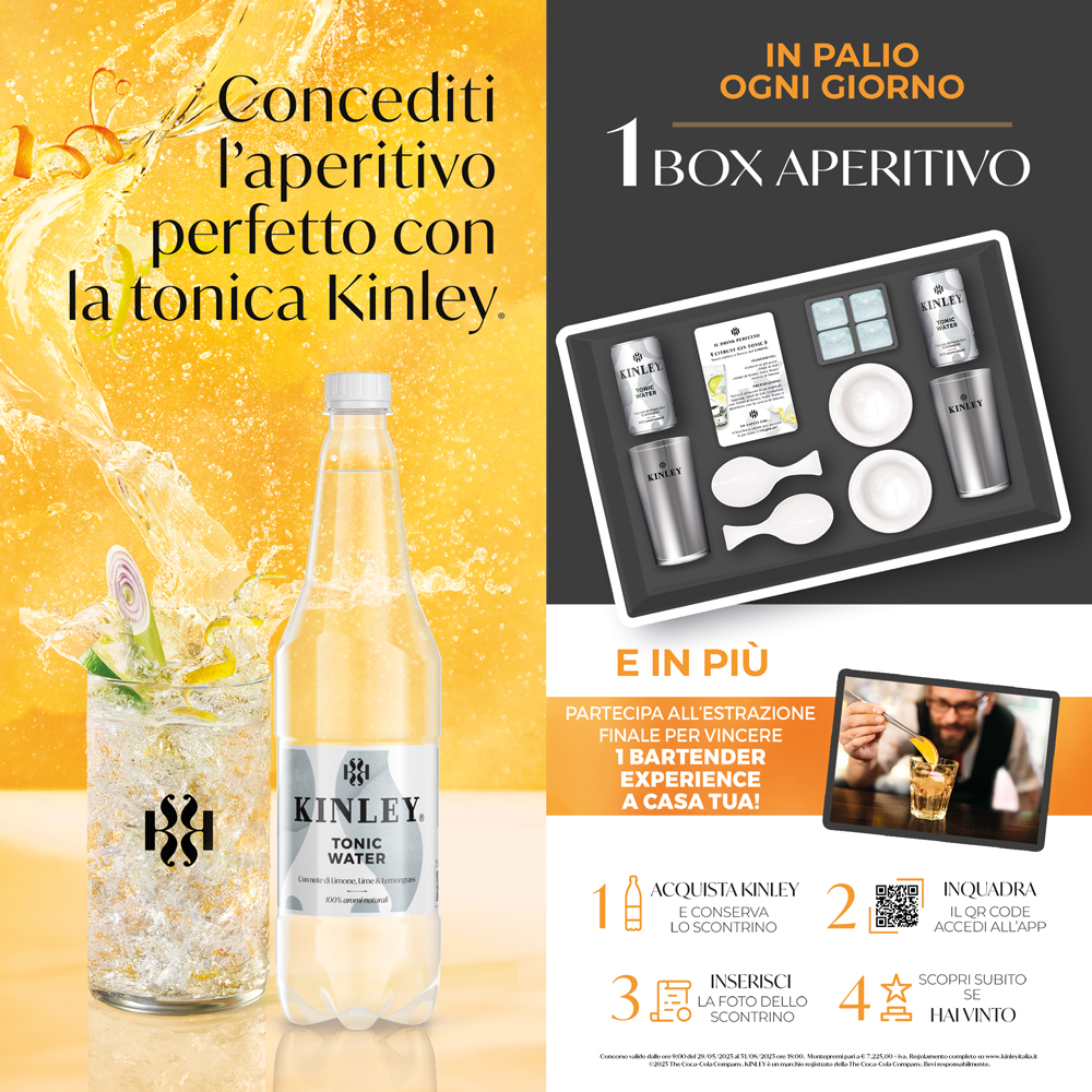 Concediti l’aperitivo perfetto con la tonica Kinley!