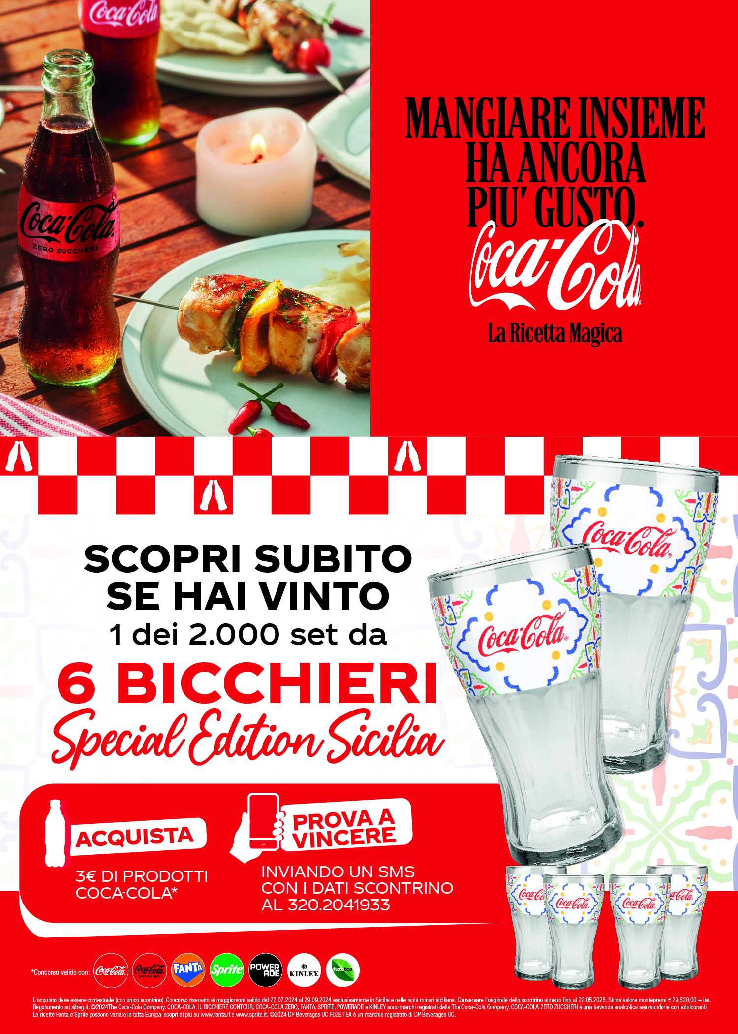 Mangiare insieme ha ancora più gusto con Coca-Cola !