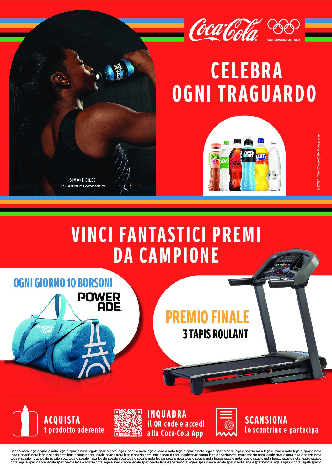 Celebra ogni traguardo con Powerade !