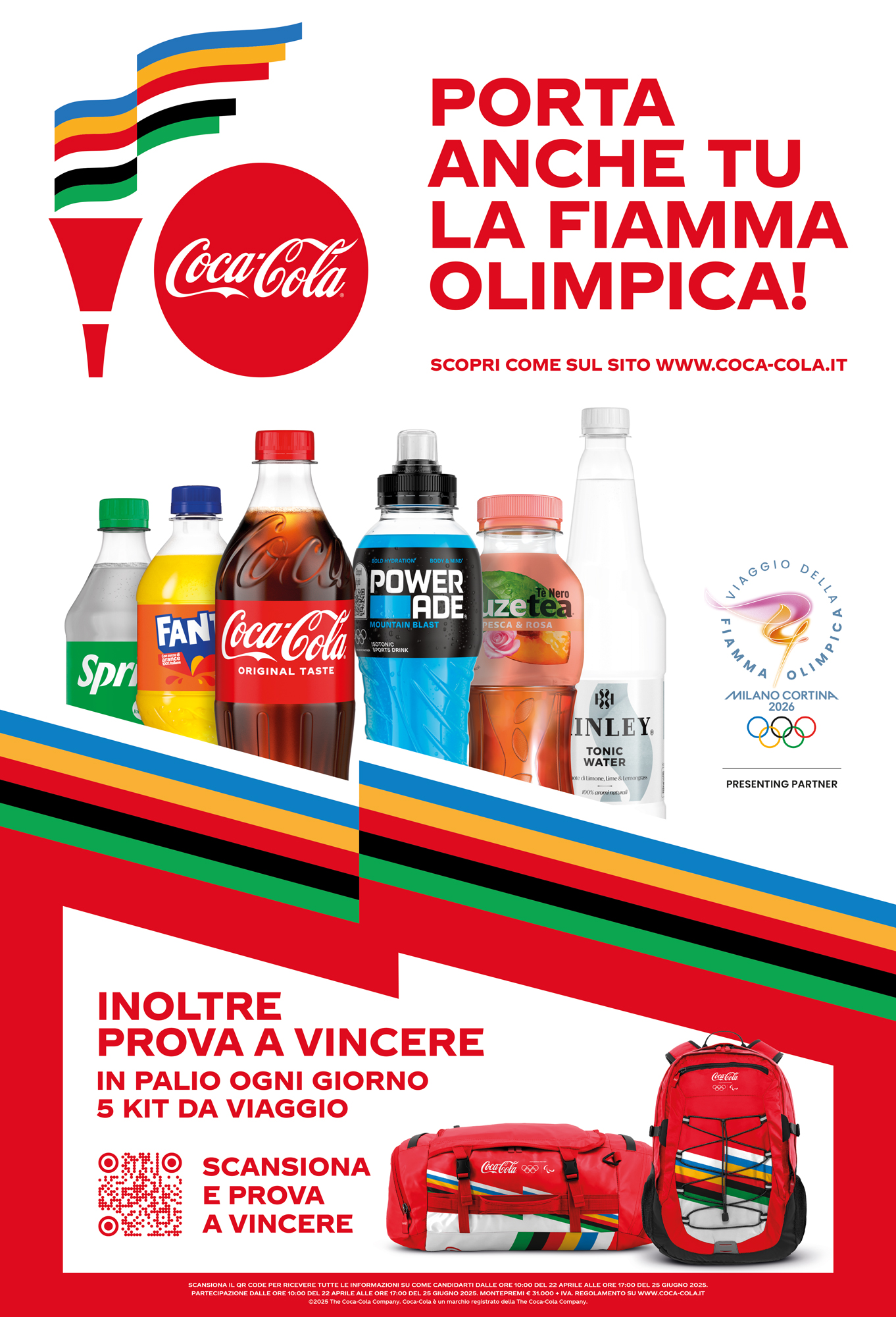 PORTA ANCHE TU LA FIAMMA OLIMPICA CON COCA-COLA !