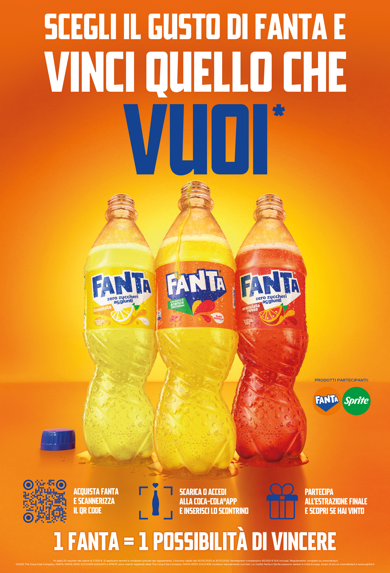 FANTA WANTA: SCEGLI IL GUSTO DI FANTA E VINCI QUELLO CHE VUOI !