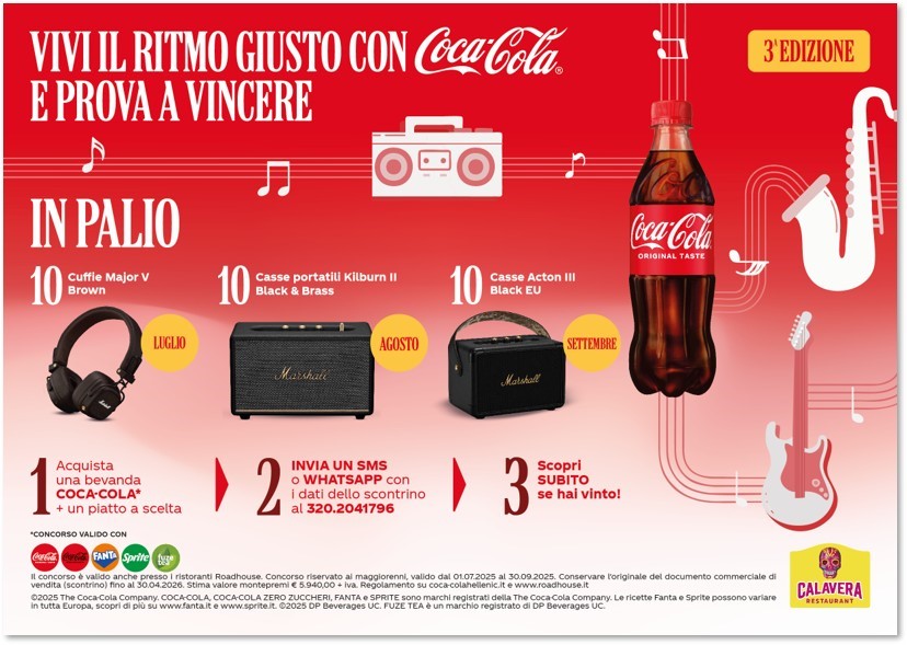 VIVI IL RITMO GIUSTO CON COCA-COLA E PROVA A VINCERE