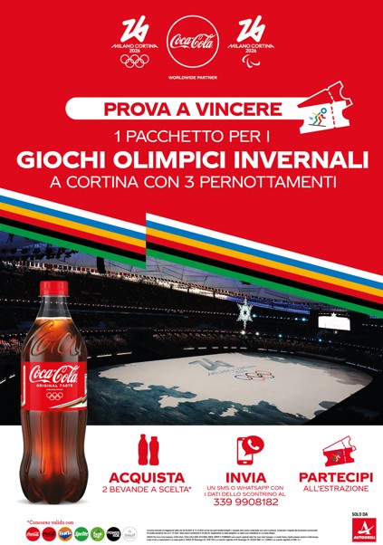 PROVA A VINCERE LE OLIMPIADI CON COCA-COLA E AUTOGRILL !