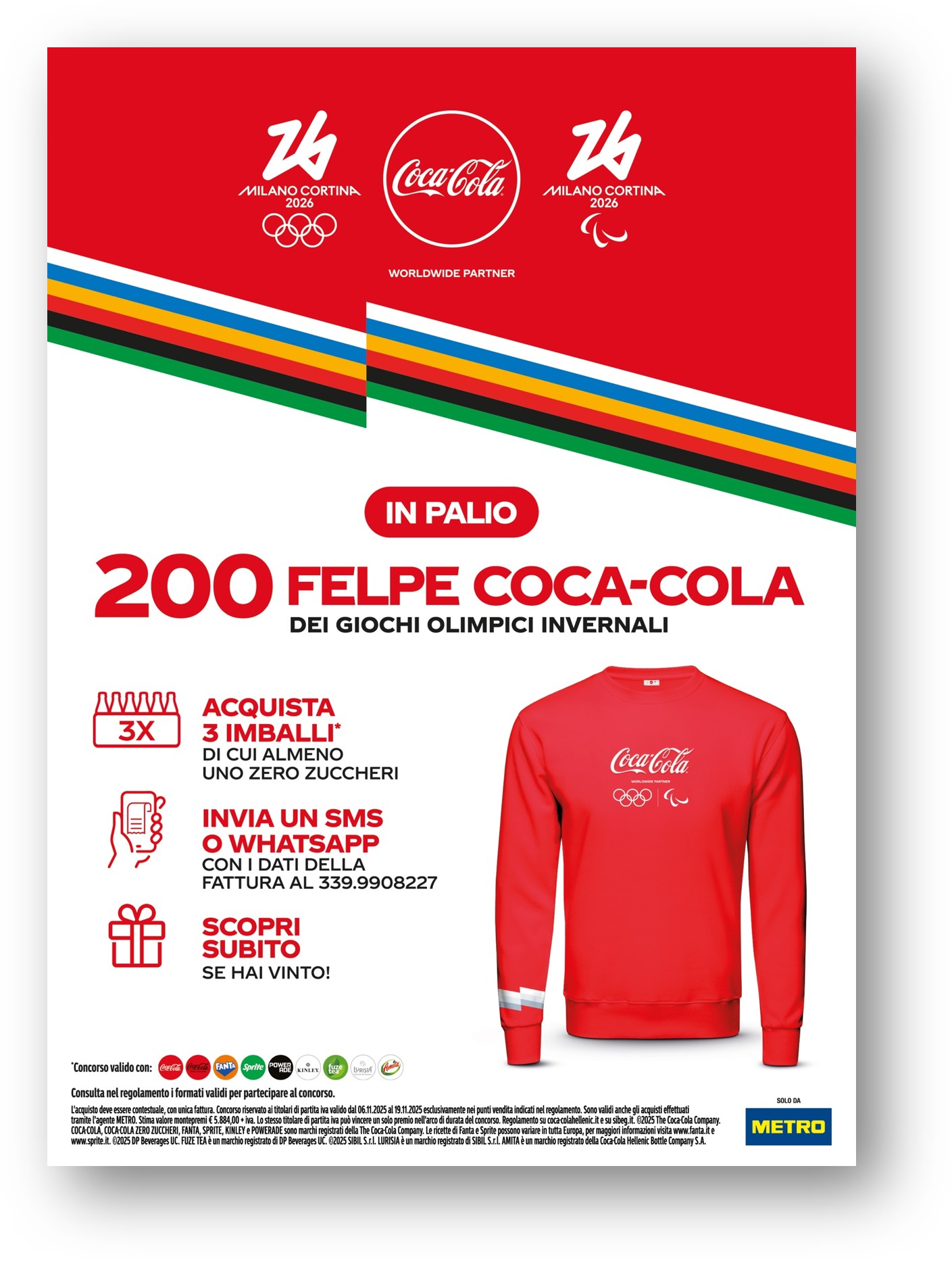 LE OLIMPIADI CON COCA-COLA E METRO !